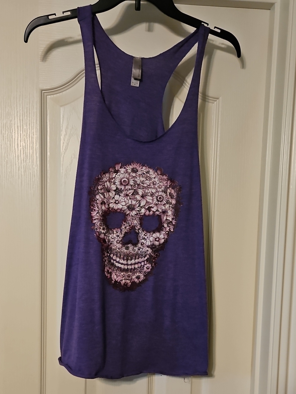 Next Level Apparel Heather Purple Tank Top